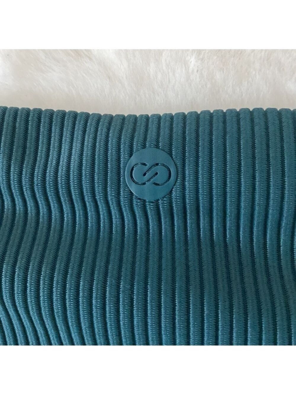 CALIA Mid Rise Ribbed Swim Bottoms - Picture 6 of 8